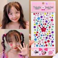 hot【DT】 New Stickers on The Face Rhinestone Makeup Sticker Childrens Temporary for Strasse