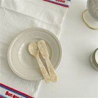 Cute And Lovely Plastic Set Tableware Butter Spoon Dessert