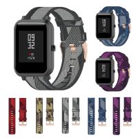 ▽ Watch Strap For Xiaomi Amazfit Bip / BIP Lite Coloful Nylon Canvas Strap Bracelet For Huami Amazfit GTS GTR Pace Stratos bands