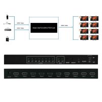 4K 30Hz 2X8 HDMI Switch Splitter 2X2 2X4 Video Converter 2 In 8 Output For PS4 DVD Camera Laptop PC To 2 4 6 8 Multi TV Monitor