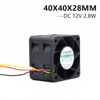 Q Sunon Maglev 40X40X28มม. 4ซม. 4028 Server พัดลม12V 2.8W 1U 2U Server พัดลม GM1204PQV1-8A Big Wind Server พัดลมระบายความร้อน3PIN