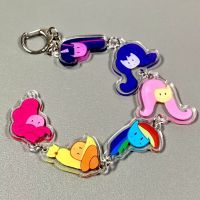 Pony Paulie Keychain String Pendant Cute Cartoon Bag Pendant Creative Birthday 【AUG】