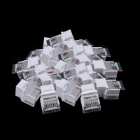 25pcs /pacl Tool-free CAT5E UTP network module RJ45 connector Information socket Computer Outlet cable adapter Keystone Jack Cables