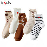 Summer Women Socks Fashion Love Comfortable Korea Fashion Spring Cotton Female Ankel Socks