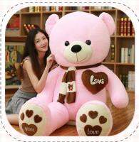 1m-1.8m Giant Empty Unfilled Big teddy bears fluffy Skin Animals toys pink Baby birthday gift soft Pillow Dolls plush teddies