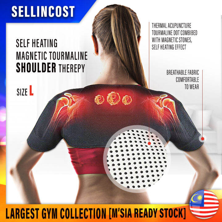 SellinCost Genuine Self Heated Tourmaline Healing Therapy Shoulder Pain Relief Belt TML