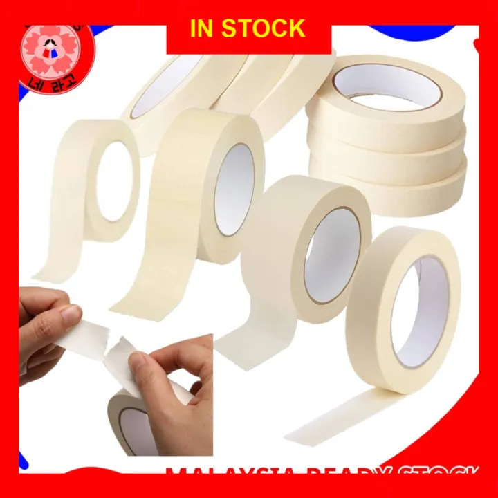 Masking Tape Drawing White Tape Easy Tear Off 16 Yards (12mm /18mm/24mm