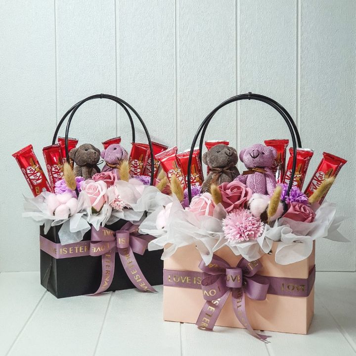 Bouquet coklat Happy Birthday done