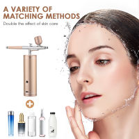 แบบชาร์จ Airbrush คอมเพรสเซอร์ชุด Air Brush Sprayer Water Oxygen Deep Hydrofacial Machine สำหรับเล็บสักเค้กแต่งหน้า