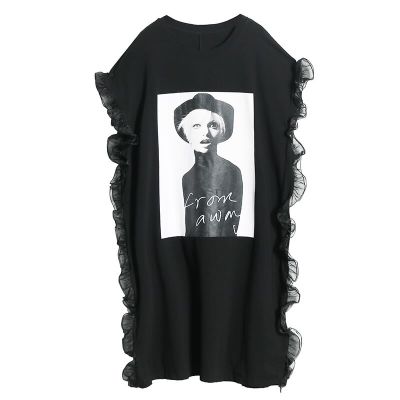 XITAO Dress  Casual Loose Character Fashion Women Dress