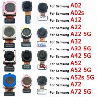 กล้องด้านหลังสำหรับ Samsung Galaxy A02 A02s A12 A22 A32 A42 A52 A52s A72 5G โมดูลกล้องด้านหลังชิ้นส่วนอะไหล่ของแท้