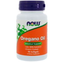 น้ำมันออริกาโน่สกัด - Now Foods, Oregano Oil x 90 ซอฟเจล (Softgels)