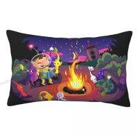 【hot】☋ Olimar Printed Pikmin Game Coussin Covers Soft Pillowcase