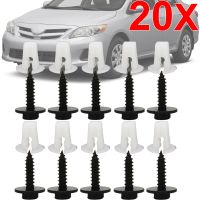 For Toyota Camry Corolla Hilux RAV 4 Land Cruiser Prado Highlander Avalon Car Front Bumper Expanding Grommet Nut Screws Clips