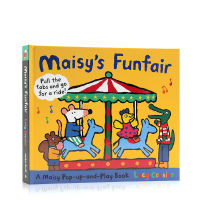 English original genuine picture book maisy Operation manual of s funfair mouse Bobo amusement park a Maisy pop up and play book three-dimensional story mechanism