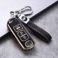 【มีจำหน่าย] สำหรับ Mazda 2 / 3 / 6 / CX3 / CX5 / CX9 Push Start การออกแบบใหม่ TPU Anti Scratch Remote Key Cover Key Case อุปกรณ์เสริม