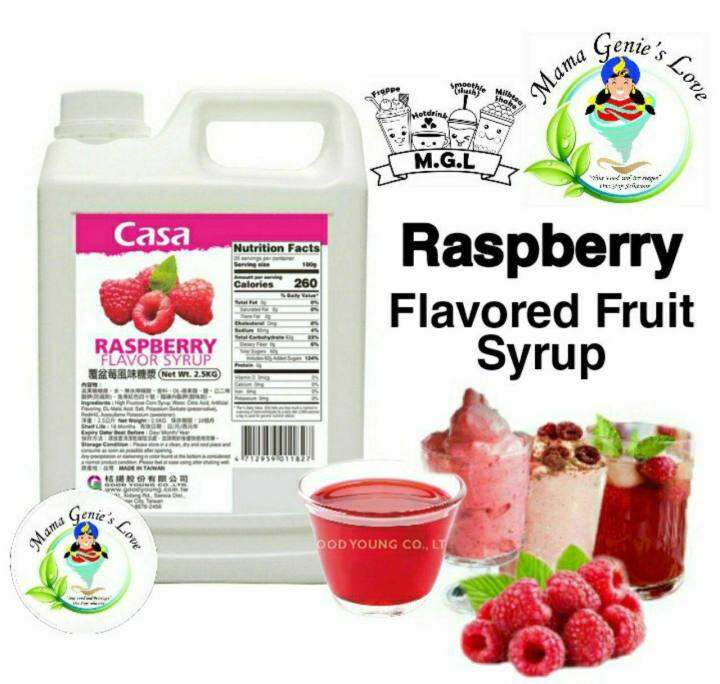 CASA RASPBERRY FLAVOR SYRUP 2.5KG Lazada PH