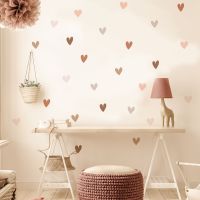 Boho Hearts Creative Wall Sticker for Baby Girls Boys Room Nursery Wall Art Decals Vinyl Wallpaper Mural Kids Bedroom Home Decor