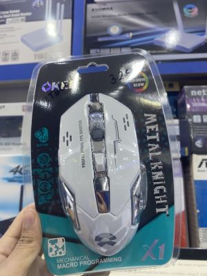 OKER GAMING MOUSE X-1 METAL KNIGHT Macro Programming Game Mouse