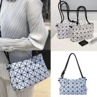 2023✼ Japan miyake ling BAOBAO alar package tofu joker cross section draw string bag new geometry single shoulder bag