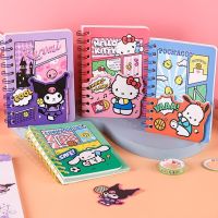 ❉☫◑ Sanrio Cartoon Cinnamoroll Cute A6 Coil Book High-value Coil Notepad Small Portable Notebook Creative Notebook Christmas Gift