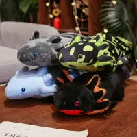 45เซนติเมตรน่ารัก Axolotl ของเล่นใหม่ซาลาแมนเดอร์ยัดไส้ Plushies ตุ๊กตา Kawaii หกเหลี่ยม Dino นุ่มเด็กของเล่นฮาโลวีนตกแต่งของขวัญ