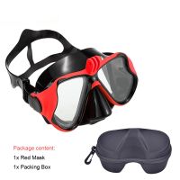 Deepgear Professional Scuba Diving Mask Swimming Goggles For Adult Snorkeling Camera Mount Holder Black Glasses Box Storage Case