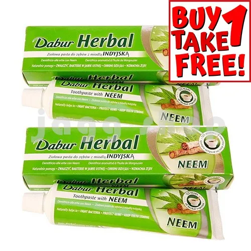 IMPORTED Dabur Herbal Neem Toothpaste [155g] Lazada PH