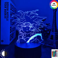 Anime Hunter X Hunter Killua 3d Led Lamp for Bedroom Decor Nightlight Birthday Gift Acrylic Led Night Light Hxh Killua Godspeed