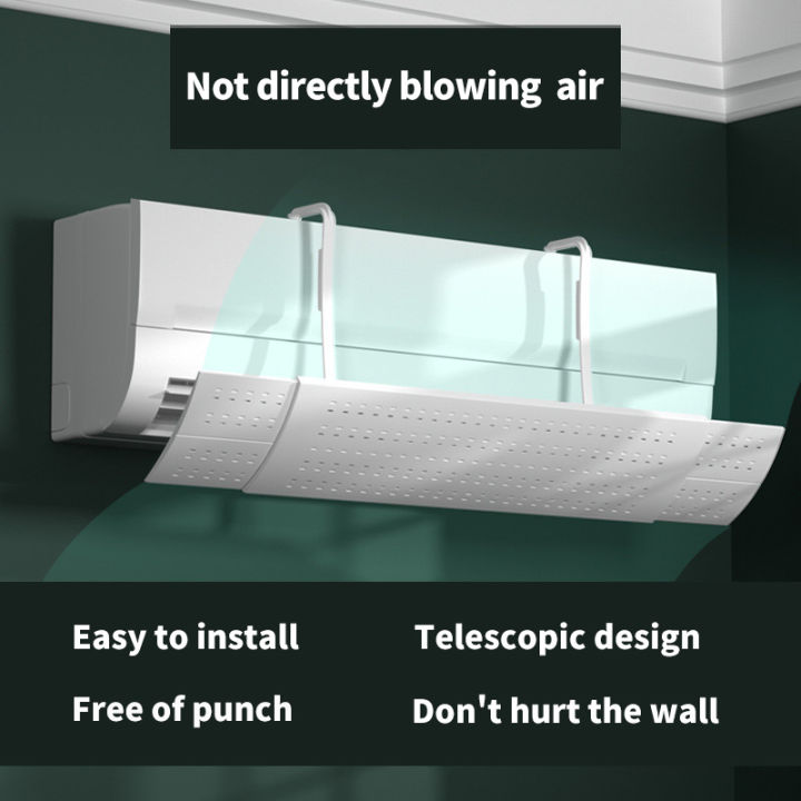 Upgrade Aircon Wind Deflector Windshield Adjustable Hangingtype Anti