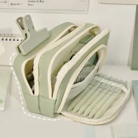 【CC】◑☁♤  Large Capacity School Cases Stationery Holder Student Supplies