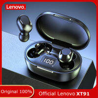 Lenovo เดิม100% TWS หูฟัง Touch หูฟังสำหรับเล่นกีฬาสเตอริโอหูฟังแบบ In-ear พร้อมไมโครโฟน Bluetooth 5.0หูฟังไร้สาย