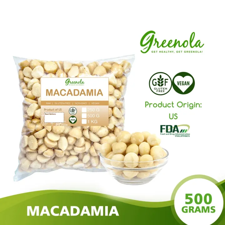 Greenola Macadamia Nuts (Wholesale) 250g 500g 1kg Lazada PH