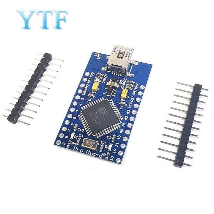 2023-new-fuchijin77-atmega328อะไหล่สำหรับ-pro-mini-5v-16mhz-atmega32u4ไมโครที่มี2แถวสำหรับ-leonardo-mini