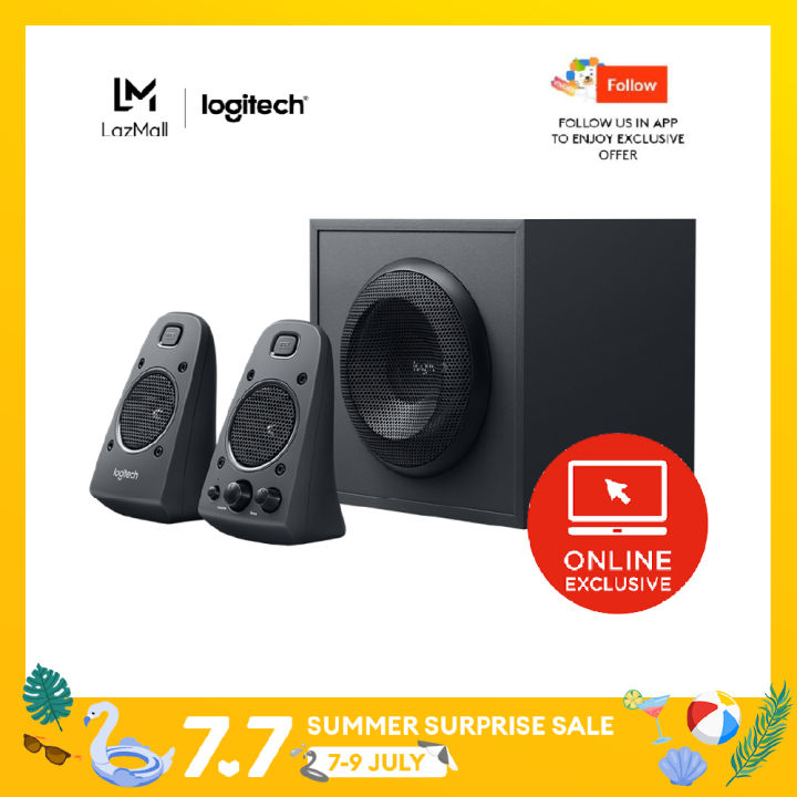 Top Seller) Logitech Z623 THX 2.1 Speaker System with Subwoofer, THX Certified Audio, 400 Watts Power, Deep Bass, Multi Device, 3.5mm & RCA Inputs, Easy Controls, PC/PS4/Xbox/DVD Player/TV/Smartphone/Tablet | Lazada Singapore