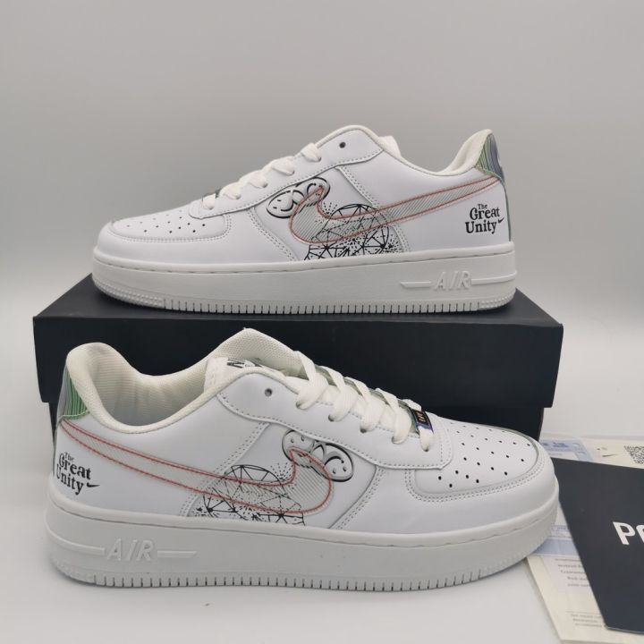 ~ Air Force 1 AF1 white and black manuscript graffiti Air Force One low ...