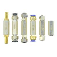 Pneumatic Check Valve Connector 6mm 8mm 10mm 1/4 Hose Tube Air Gas One Way Valve Brass Valve Air Compressor Pipe Fitting Adapter