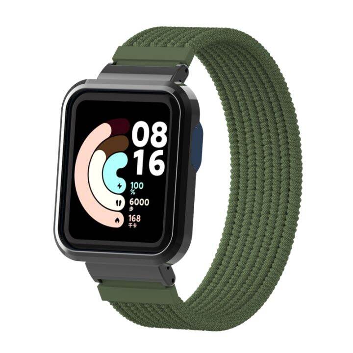 dla-xiaomi-mi-watch-lite-pasek-bransoletka-nylon-elastyczny-warkocz-pasek-na-r-k-sport-band-z-metalow-obudow-protector-film-dla-redmi-zegarek