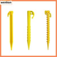 WENKEN 5/10pcs ที่มีคุณภาพสูง เครื่องมือเครื่องมือช่าง เสาเต็นท์เต็นท์ หมุดเต็นท์ เล็บตั้งแคมป์ อุปกรณ์เสริมเต็นท์ ตะขอเต็นท์พลาสติก เต็นท์ตั้งแคมป์ เล็บสนับสนุนเล็บ