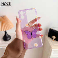 HOCE เคส N2flip แบบฝาพับสองด้านลายผีเสื้อน่ารักสำหรับออปโป้ไฟนด์ N2เคสป้องกันแช็งรูปการ์ตูนกันรอยนิ้วมือป้องกันรอยขีดข่วน