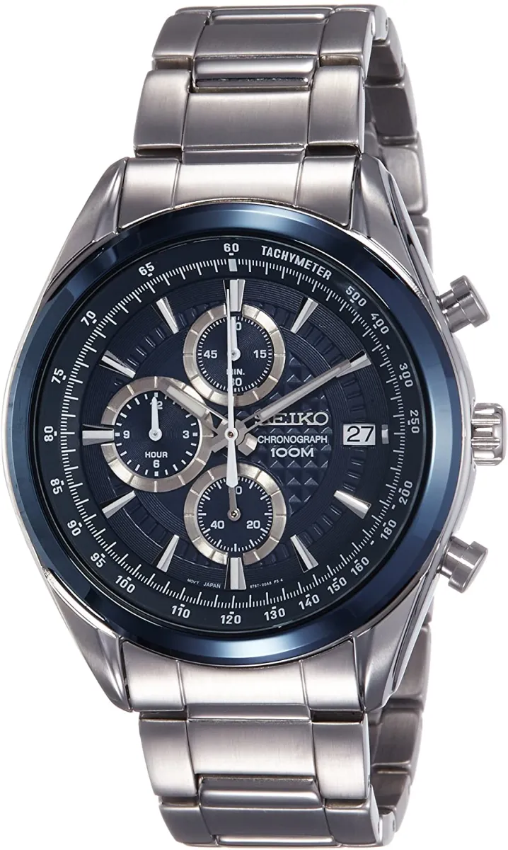 Đồng hồ Seiko cổ sẵn sàng (SEIKO SSB177P1 Watch) Seiko Chronograph Quartz  Watch with Stainless Steel