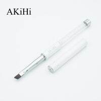 AKiHi 3D Painting Diagonal Nail Arts Brushes Acrylic UV Gel Polish Pen Manicure Artist Brushes Tools