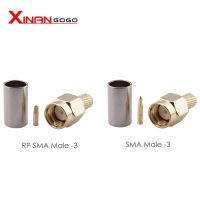 5PCS Hign Quanlity SMA Male Plug crimp for RG58 LMR195 RG400 RG142 LMR200 RG223 50-3 Cable RF Connector Electrical Connectors