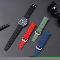 Premium Tropic Rubber Watch Strap 18mm 20mm 22mm Watch Band Diving Waterproof Watchband Black Red Green Blue Orange Bracelets