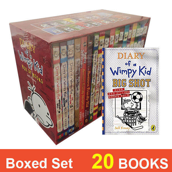 [SG Stock] Diary of a Wimpy Kid Boxed Set by Jeff Kinney (20 Books
