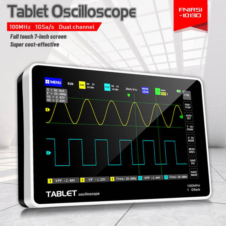 1013d-2ช่อง100mhz-2ความกว้าง1gsa-s-oscilloscope-oscilloscope-7นิ้วสี-tft-ความคมชัดสูง-lcd-สัมผัสหน้าจอ