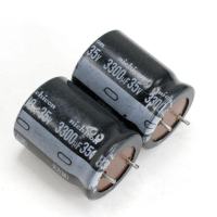 1ชิ้น Nichicon 35V 3300UF 105 ° C ตัวเก็บประจุแบบอิเล็กโทรไลติก20X26mm