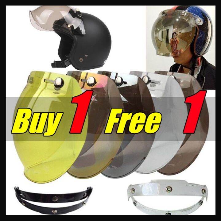 Royal Helmet Visor Replacement Open Half Face Lens Dual Visor