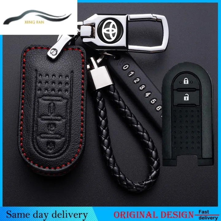 XINFAN Toyota Rush Wigo 2022 Key Cover Leather Key Case Accessories ...