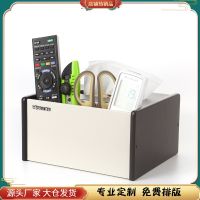 [COD] Kangbai pen office desktop storage tissue box multi-functional wooden printing